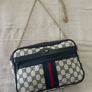 Blue navy shoulder bag